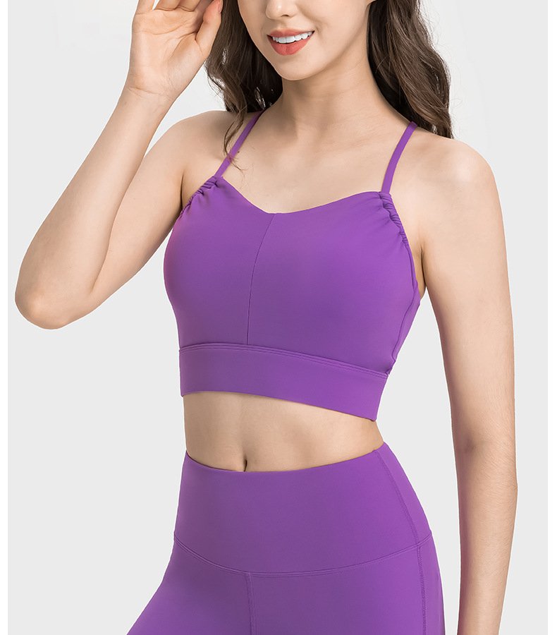 Womens Yoga Activewear 80%nylon 20%spandex Tank Top DAW020 print logo 36