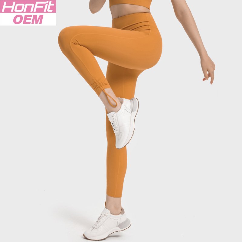 Womens Yoga Workout 80%nylon 20%spandex Leggings DAW021 print logo 13