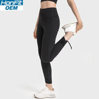 Womens Yoga Workout 80%nylon 20%spandex Leggings DAW021 print logo 5