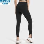 Womens Yoga Workout 80%nylon 20%spandex Leggings DAW021 print logo 6