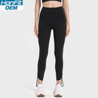 Womens Yoga Workout 80%nylon 20%spandex Leggings DAW021 print logo 7