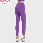 Womens Yoga Workout 80%nylon 20%spandex Leggings DAW021 print logo 3