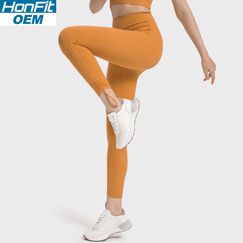 Womens Yoga Workout 80%nylon 20%spandex Leggings DAW021 print logo 8