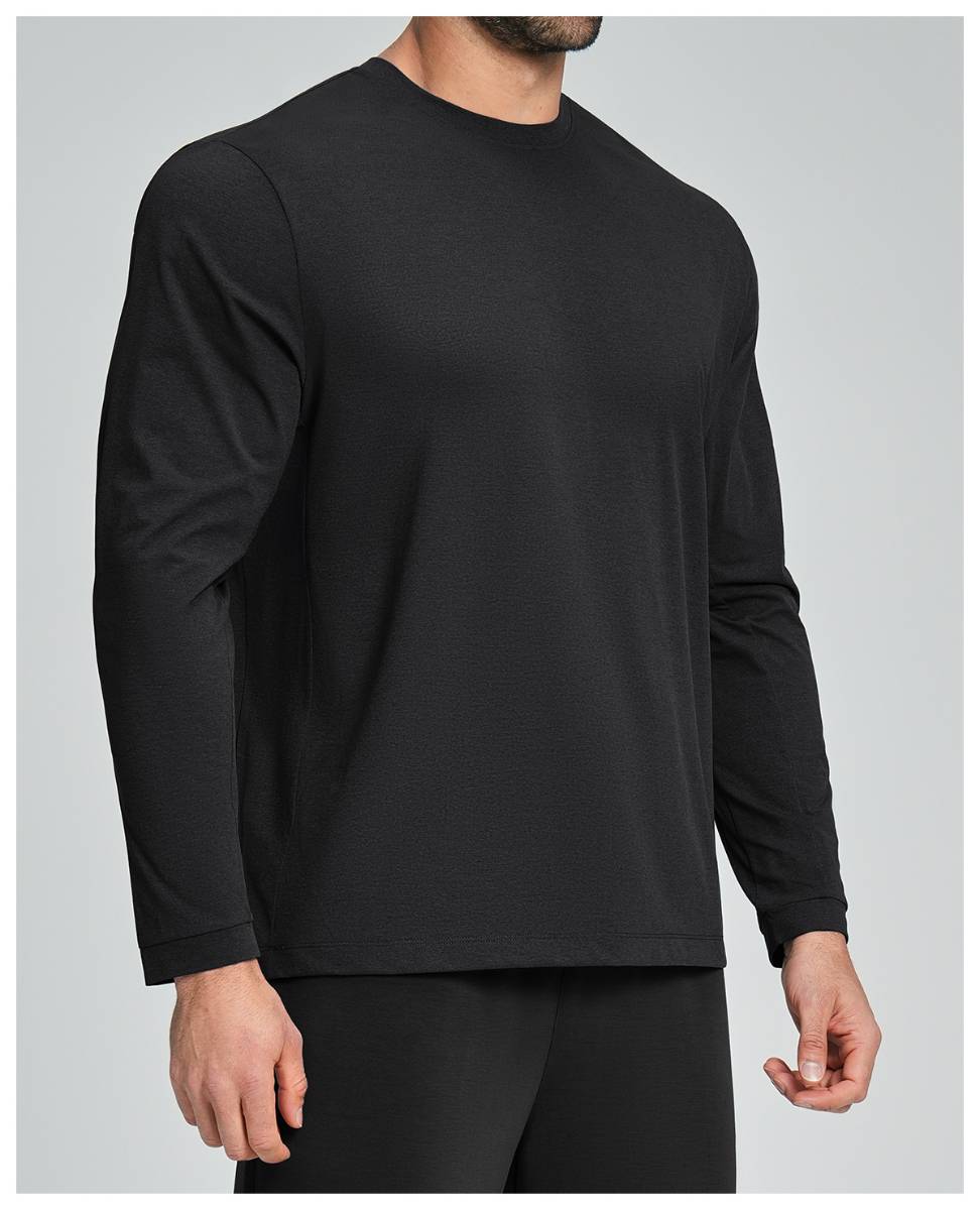 Mens Gym Training 100%polyester Long Sleeve Shirt DD-ECX5091 print logo 18