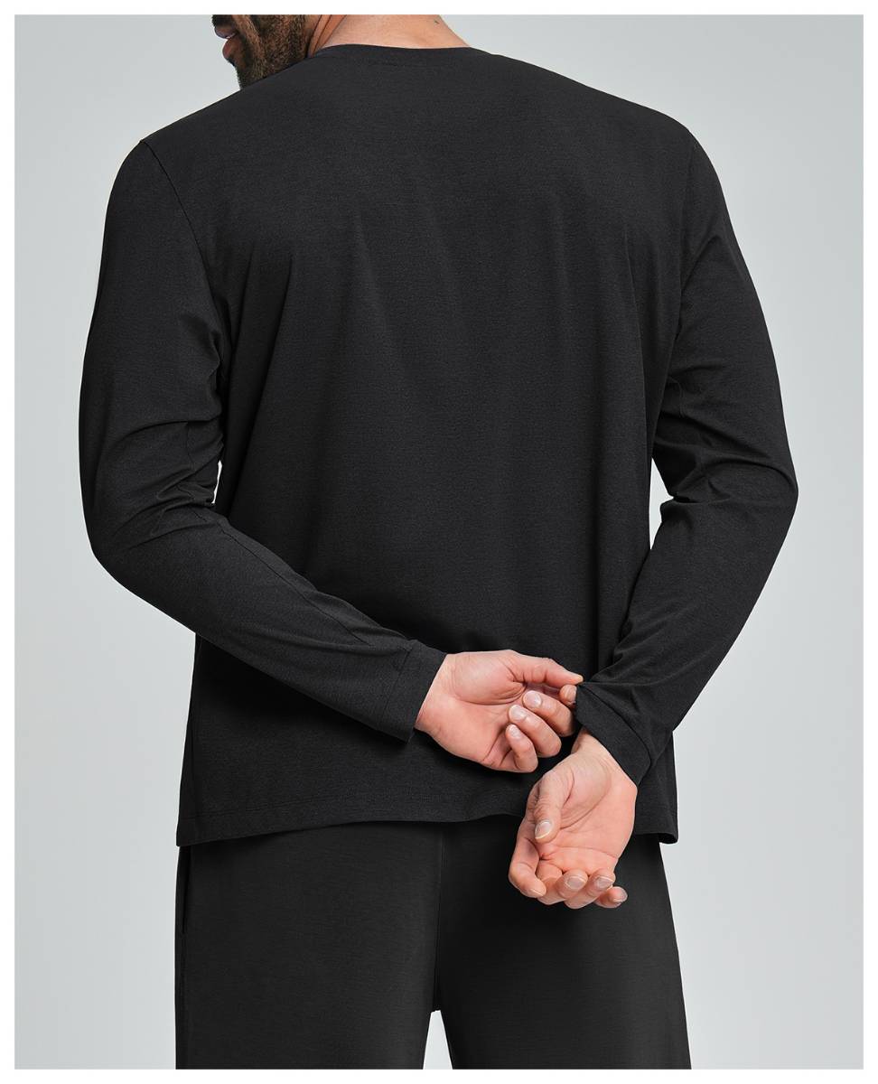 Mens Gym Training 100%polyester Long Sleeve Shirt DD-ECX5091 print logo 19