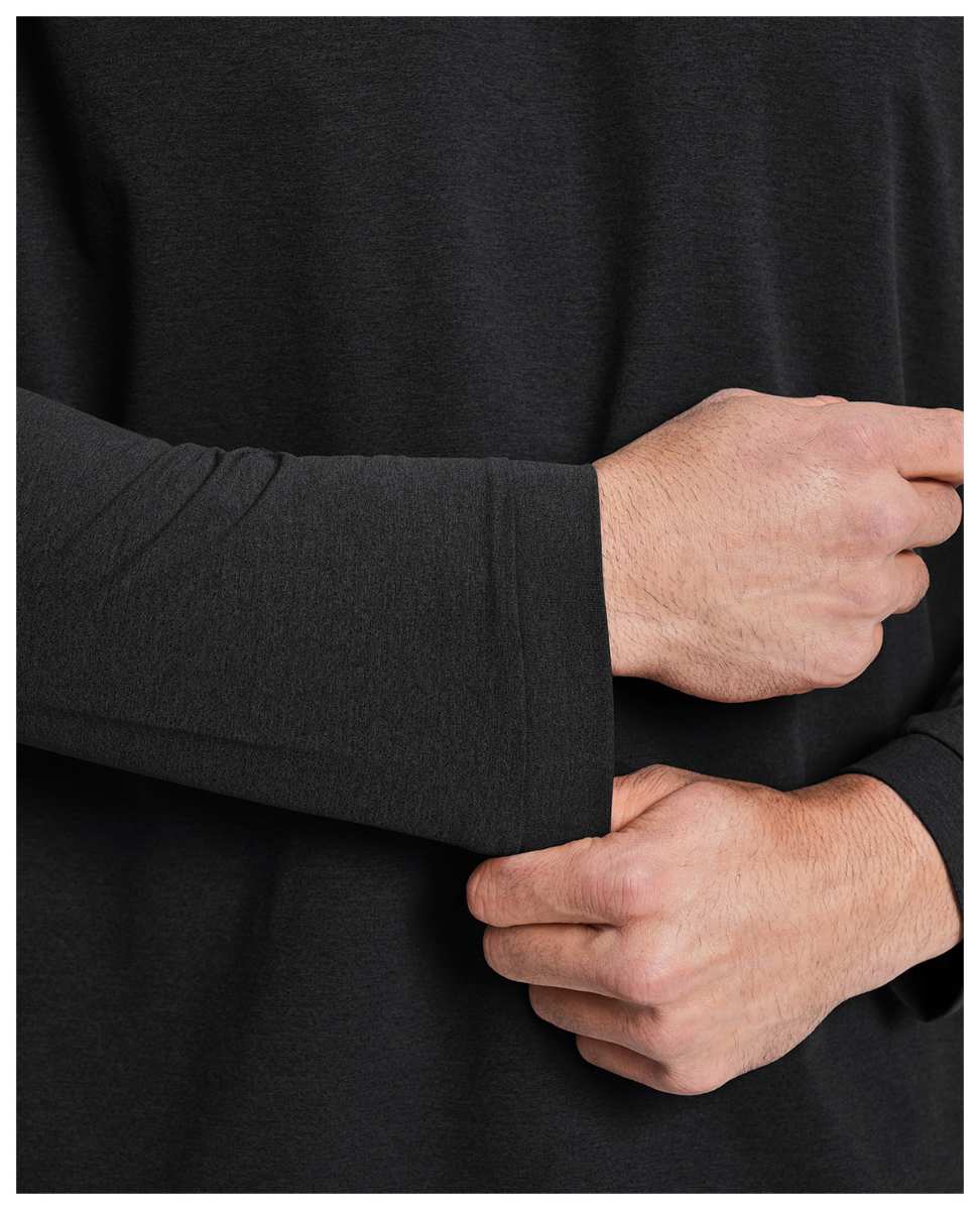 Mens Gym Training 100%polyester Long Sleeve Shirt DD-ECX5091 print logo 20