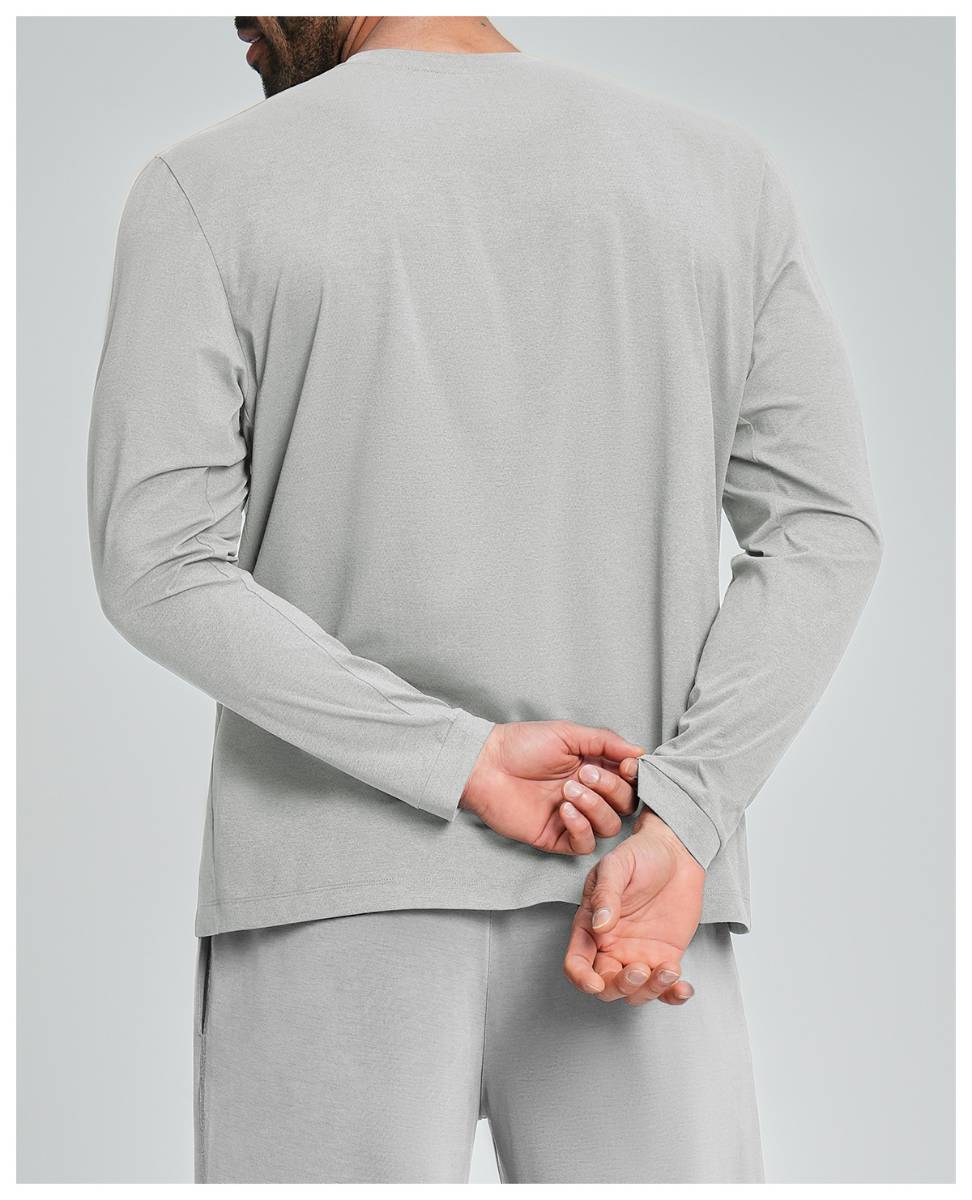 Mens Gym Training 100%polyester Long Sleeve Shirt DD-ECX5091 print logo 24
