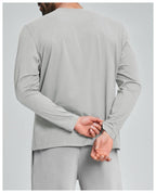 Mens Gym Training 100%polyester Long Sleeve Shirt DD-ECX5091 print logo 24