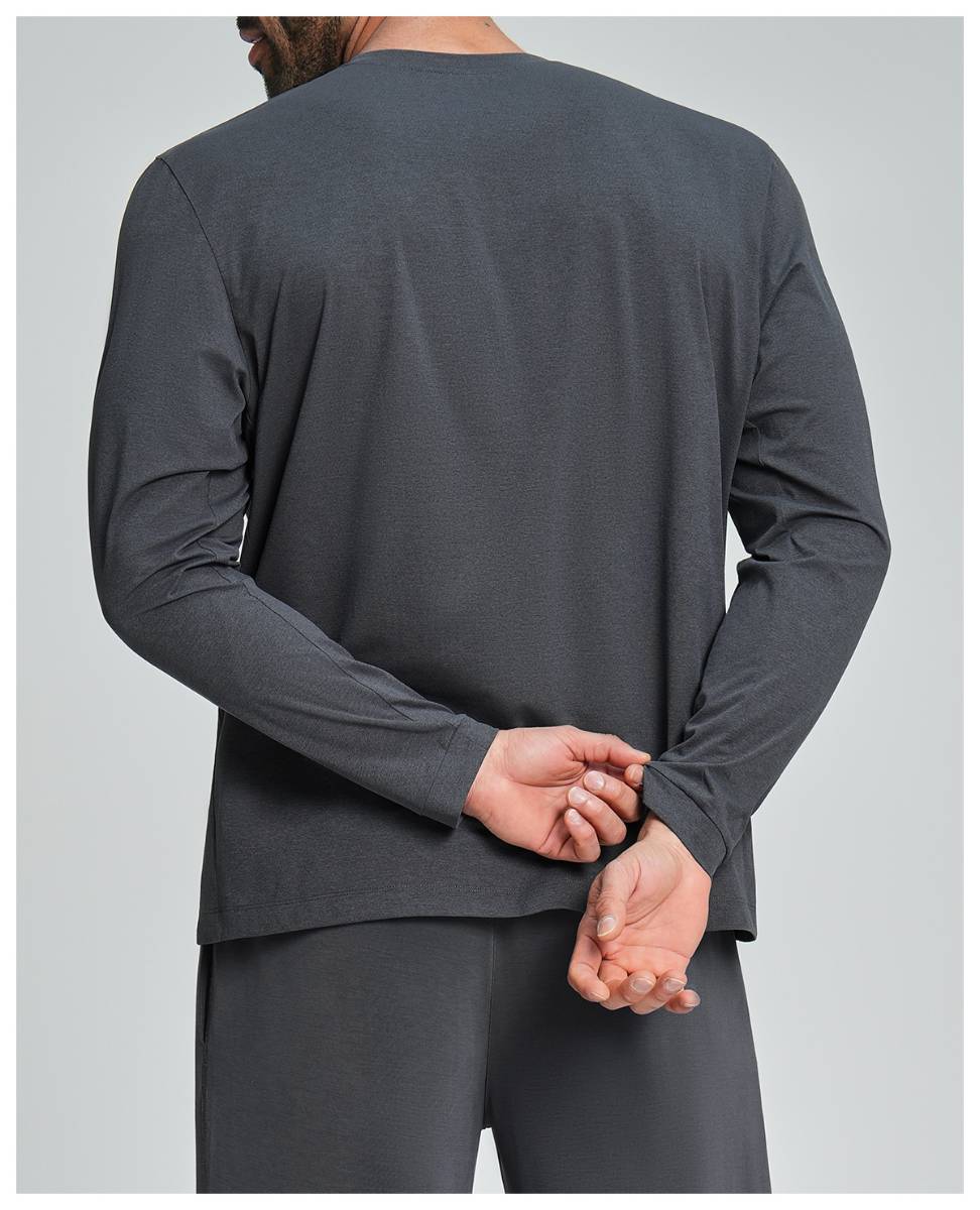 Mens Gym Training 100%polyester Long Sleeve Shirt DD-ECX5091 print logo 29