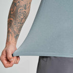 Mens Sports Fitness 64%nylon 36%polyester Tshirt DD-EDX1110 print logo 7