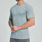 Mens Fitness Running 62%nylon 38%polyester Tshirt DD-EDX1112 print logo 4
