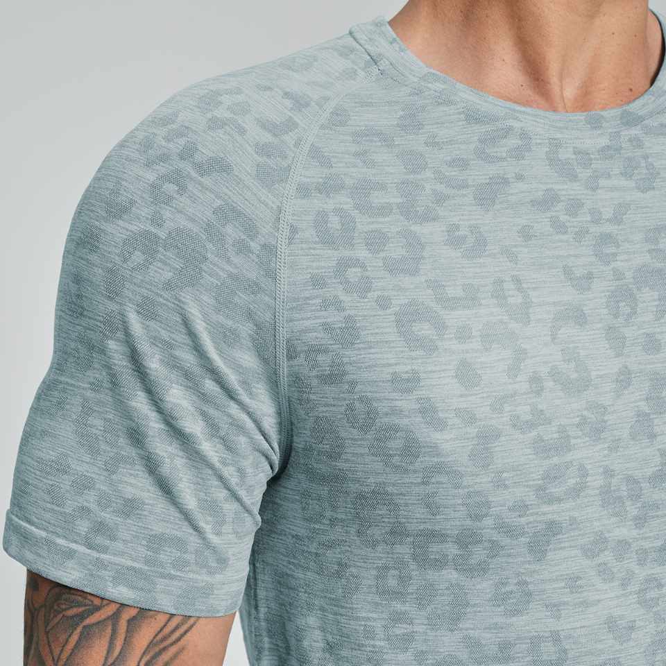 Mens Fitness Running 62%nylon 38%polyester Tshirt DD-EDX1112 print logo 6