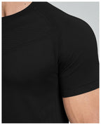 Mens Sports Running 90%nylon 10%spandex Tshirt DD-EDX1119 print logo 22