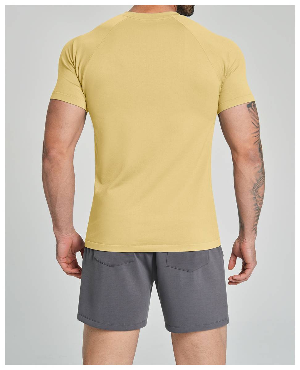 Mens Sports Running 90%nylon 10%spandex Tshirt DD-EDX1119 print logo 26