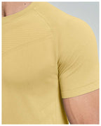 Mens Sports Running 90%nylon 10%spandex Tshirt DD-EDX1119 print logo 27