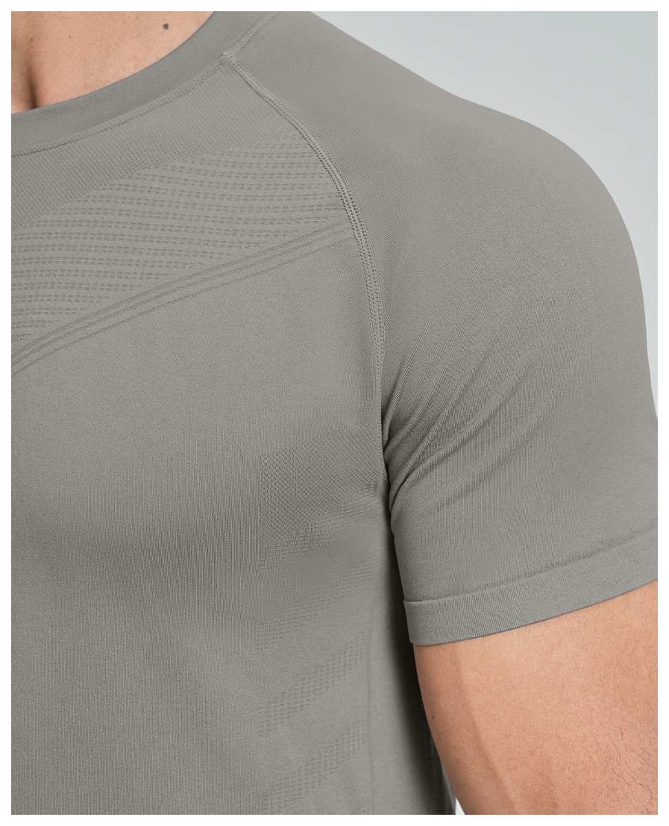 Mens Sports Running 90%nylon 10%spandex Tshirt DD-EDX1119 print logo 32