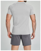 Mens Sports Running 90%nylon 10%spandex Tshirt DD-EDX1119 print logo 36