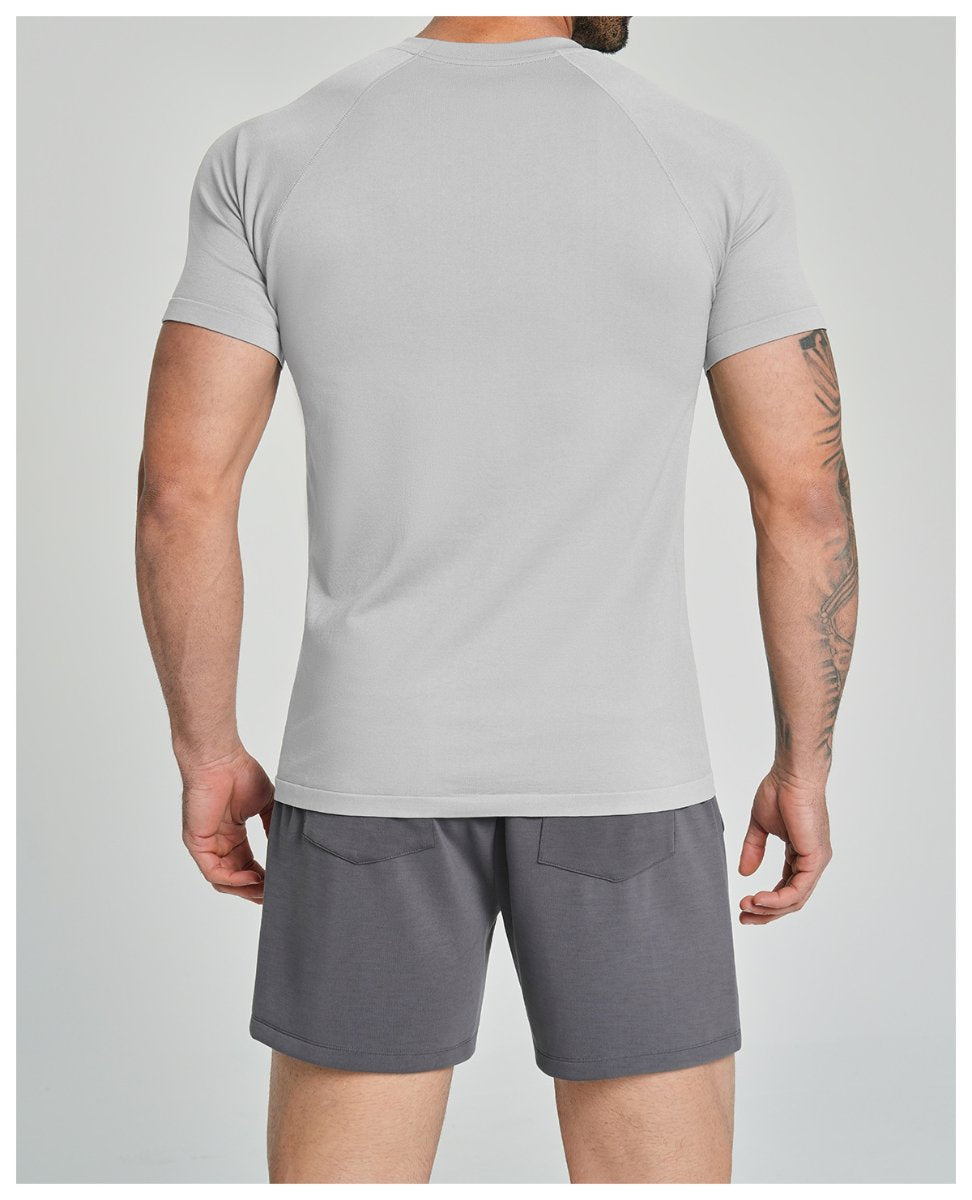 Mens Sports Running 90%nylon 10%spandex Tshirt DD-EDX1119 print logo 36