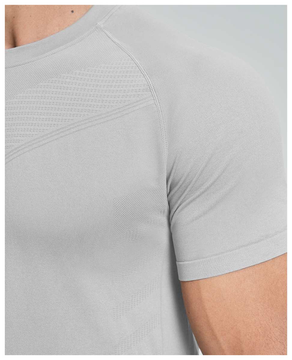 Mens Sports Running 90%nylon 10%spandex Tshirt DD-EDX1119 print logo 37