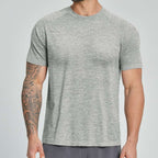 Mens Workout Training 66%nylon 34%polyester Tshirt DD-EDX1172 print logo 1