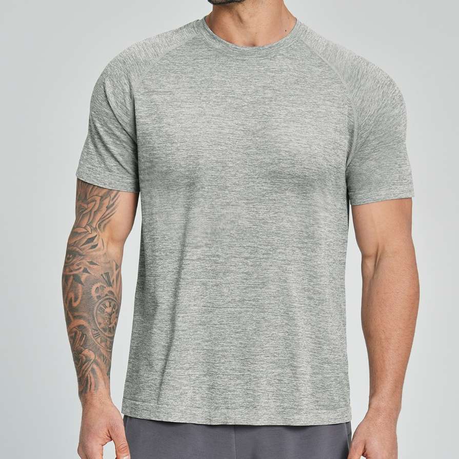 Mens Workout Training 66%nylon 34%polyester Tshirt DD-EDX1172 print logo 1