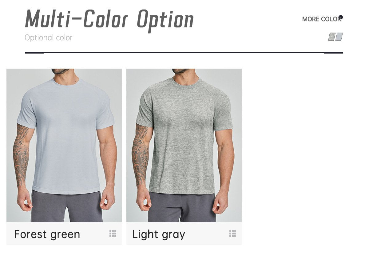 Mens Workout Training 66%nylon 34%polyester Tshirt DD-EDX1172 print logo 10
