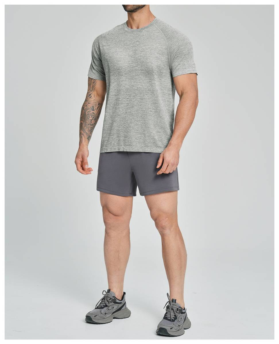 Mens Workout Training 66%nylon 34%polyester Tshirt DD-EDX1172 print logo 11