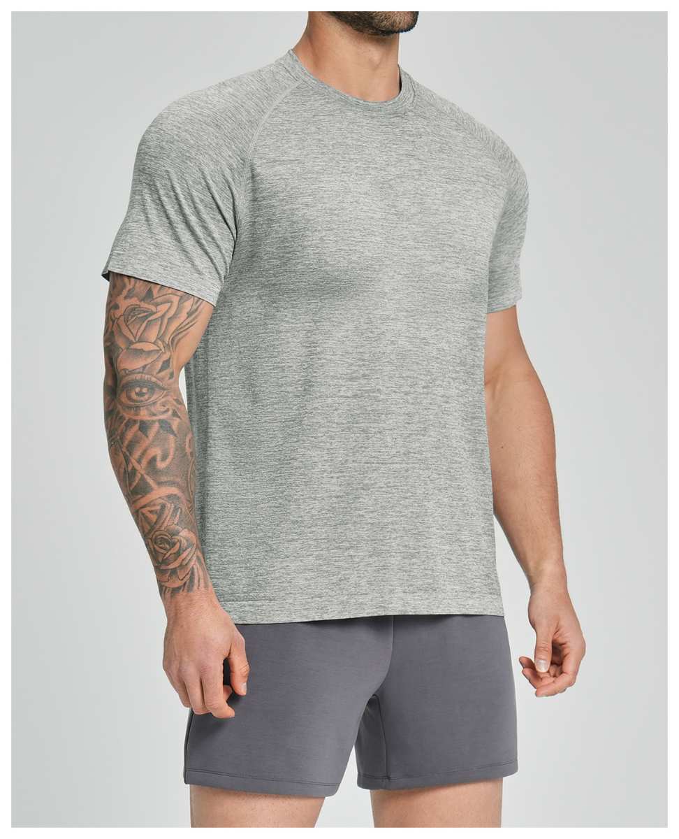 Mens Workout Training 66%nylon 34%polyester Tshirt DD-EDX1172 print logo 13