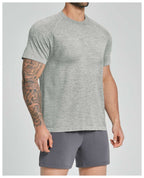 Mens Workout Training 66%nylon 34%polyester Tshirt DD-EDX1172 print logo 13