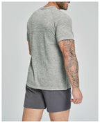 Mens Workout Training 66%nylon 34%polyester Tshirt DD-EDX1172 print logo 14