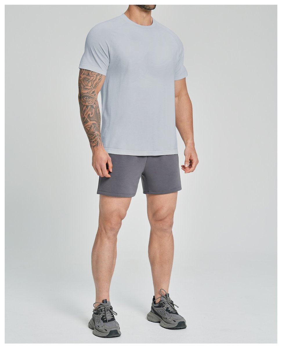 Mens Workout Training 66%nylon 34%polyester Tshirt DD-EDX1172 print logo 16