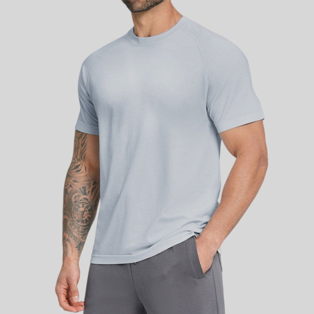 Mens Workout Training 66%nylon 34%polyester Tshirt DD-EDX1172 print logo 18