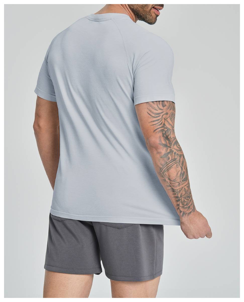 Mens Workout Training 66%nylon 34%polyester Tshirt DD-EDX1172 print logo 19