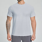 Mens Workout Training 66%nylon 34%polyester Tshirt DD-EDX1172 print logo 3