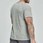 Mens Workout Training 66%nylon 34%polyester Tshirt DD-EDX1172 print logo 5