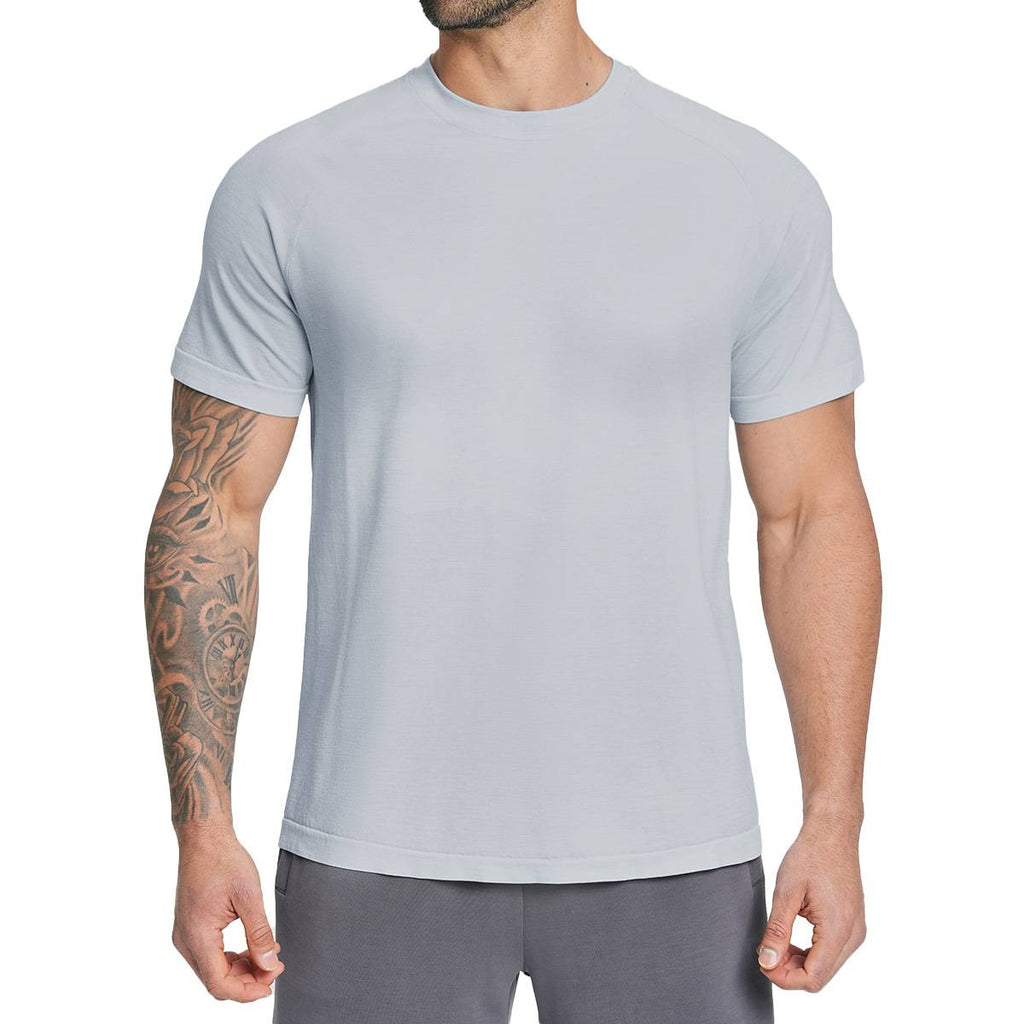 Mens Workout Training 66%nylon 34%polyester Tshirt DD-EDX1172 print logo 7