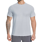 Mens Workout Training 66%nylon 34%polyester Tshirt DD-EDX1172 print logo 7