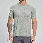 Mens Workout Training 66%nylon 34%polyester Tshirt DD-EDX1172 print logo 9