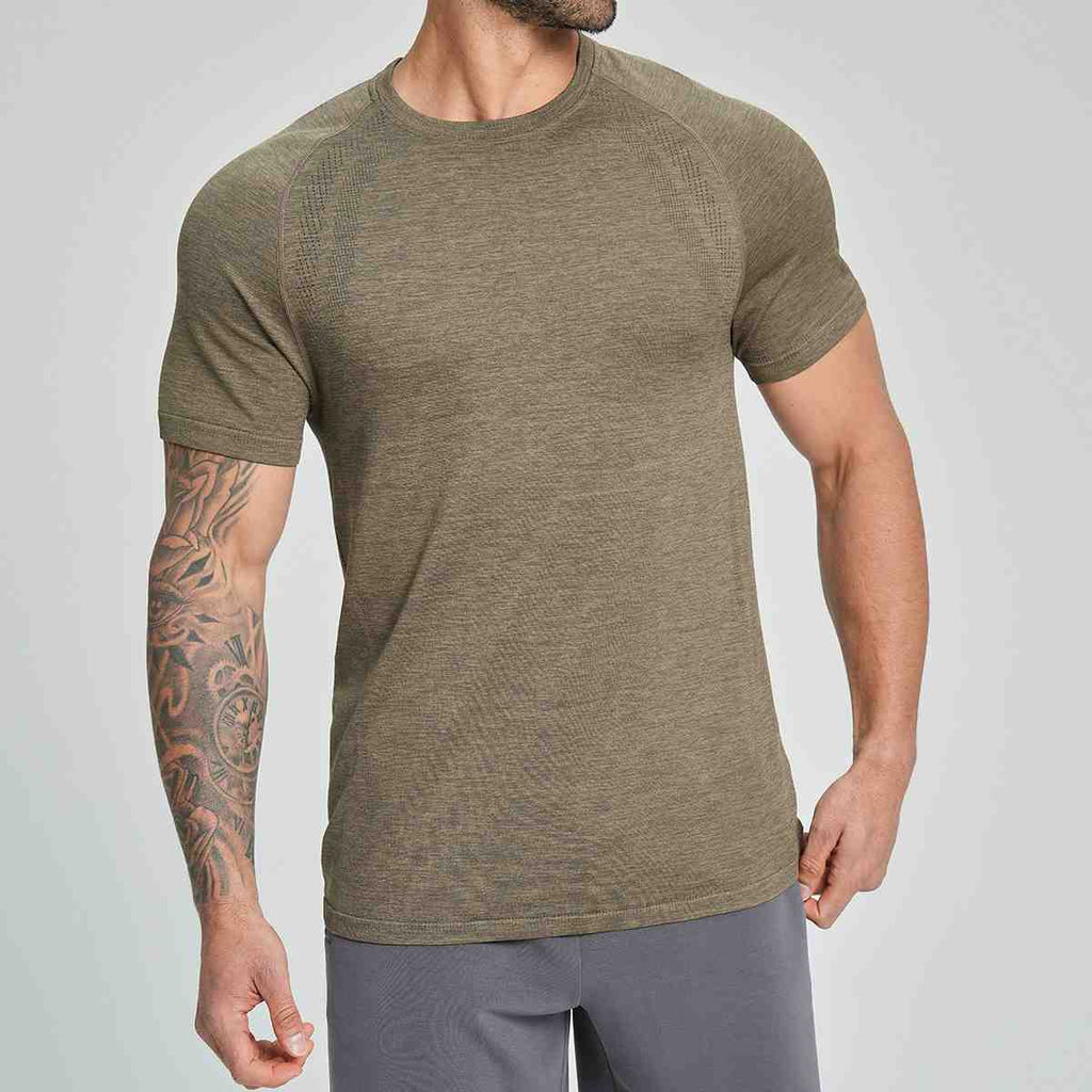 Mens Gym Sportswear 53%nylon 47%polyester Tshirt DD-EDX1196 print logo 10
