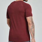 Mens Gym Sportswear 53%nylon 47%polyester Tshirt DD-EDX1196 print logo 11