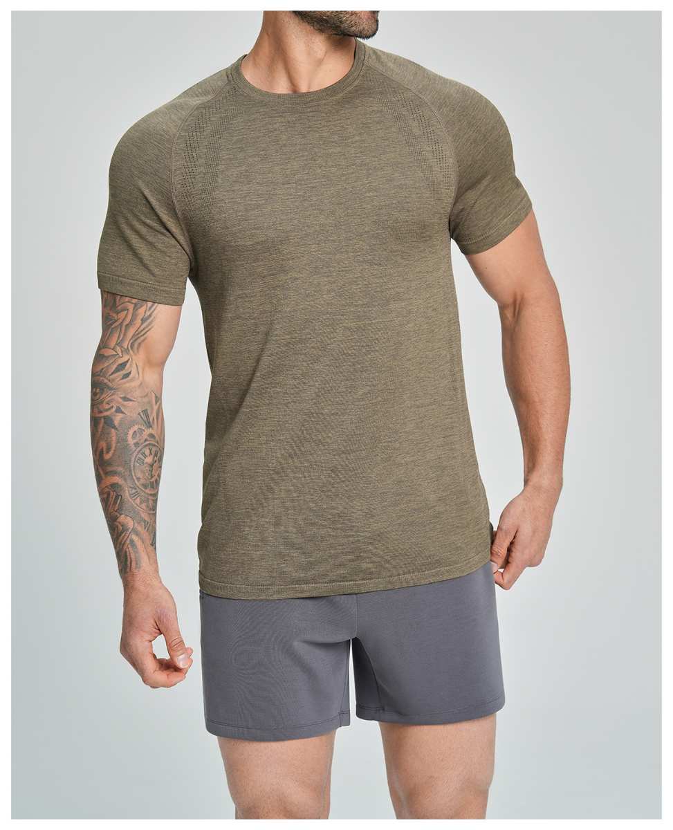 Mens Gym Sportswear 53%nylon 47%polyester Tshirt DD-EDX1196 print logo 22