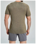 Mens Gym Sportswear 53%nylon 47%polyester Tshirt DD-EDX1196 print logo 23
