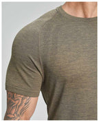 Mens Gym Sportswear 53%nylon 47%polyester Tshirt DD-EDX1196 print logo 25