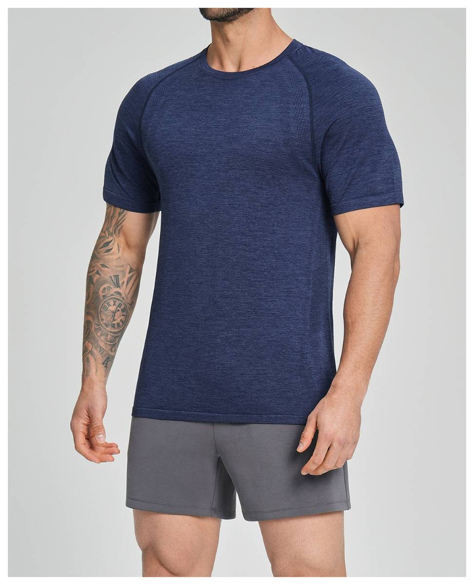 Mens Gym Sportswear 53%nylon 47%polyester Tshirt DD-EDX1196 print logo 27