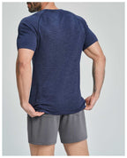 Mens Gym Sportswear 53%nylon 47%polyester Tshirt DD-EDX1196 print logo 28
