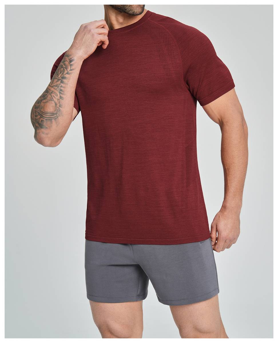 Mens Gym Sportswear 53%nylon 47%polyester Tshirt DD-EDX1196 print logo 31