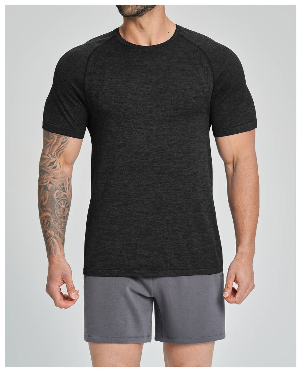 Mens Gym Sportswear 53%nylon 47%polyester Tshirt DD-EDX1196 print logo 34