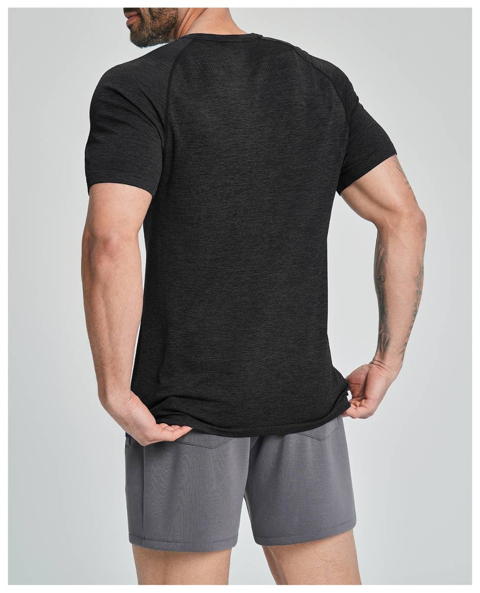 Mens Gym Sportswear 53%nylon 47%polyester Tshirt DD-EDX1196 print logo 36