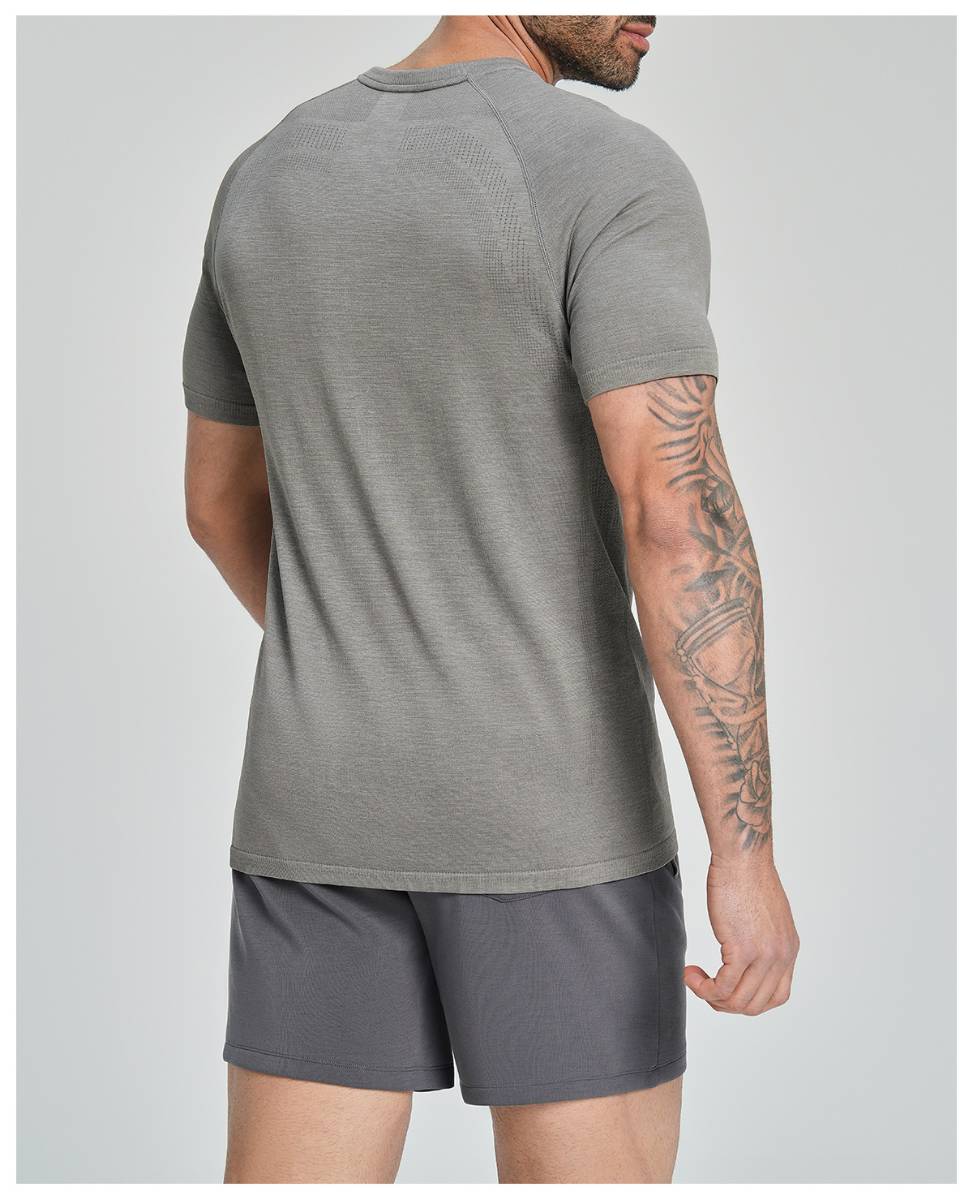 Mens Gym Sportswear 53%nylon 47%polyester Tshirt DD-EDX1196 print logo 40