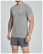 Mens Gym Sportswear 53%nylon 47%polyester Tshirt DD-EDX1196 print logo 42